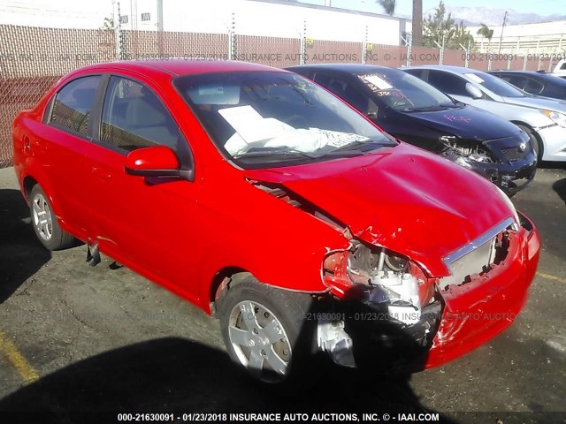 KL1TD5DE0BB134879 - 2011 CHEVROLET AVEO LS/LT 红色 照片 1