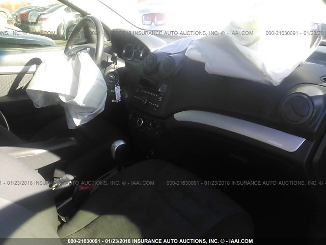 KL1TD5DE0BB134879 - 2011 CHEVROLET AVEO LS/LT 红色 照片 5