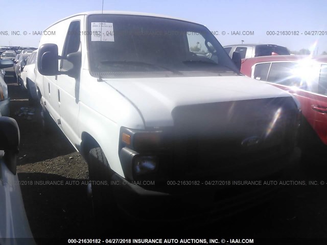 1FTNE2EWXCDA58050 - 2012 FORD ECONOLINE E250 VAN WHITE photo 1