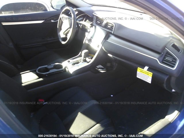 19XFC2F79HE060671 - 2017 HONDA CIVIC EX BLUE photo 5