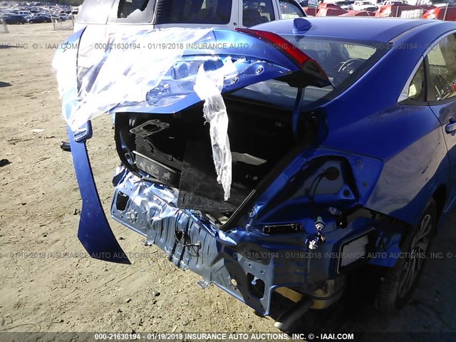 19XFC2F79HE060671 - 2017 HONDA CIVIC EX BLUE photo 6
