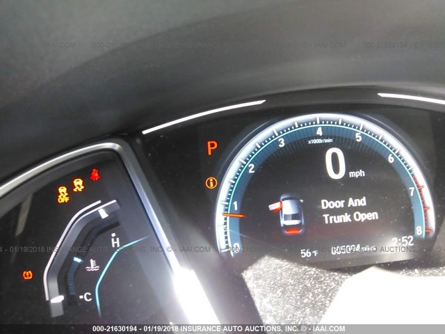 19XFC2F79HE060671 - 2017 HONDA CIVIC EX BLUE photo 7