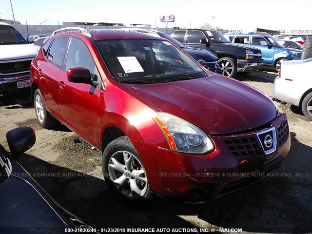 JN8AS58V69W166601 - 2009 NISSAN ROGUE S/SL RED photo 1