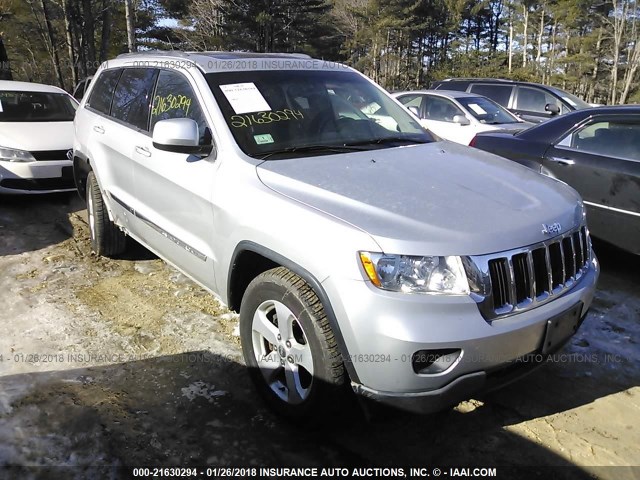 1J4RR4GTXBC636635 - 2011 JEEP GRAND CHEROKEE LAREDO SILVER photo 1