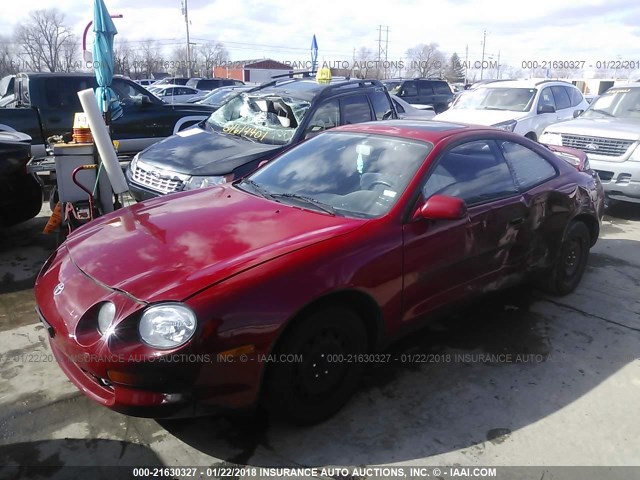 JT2ST07N0S0016759 - 1995 TOYOTA CELICA GT RED photo 2