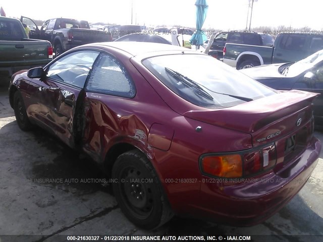 JT2ST07N0S0016759 - 1995 TOYOTA CELICA GT RED photo 3