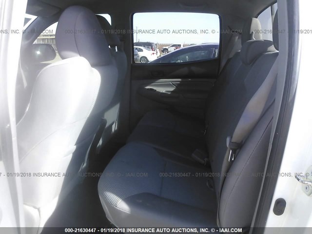 5TFLU4EN0DX059429 - 2013 TOYOTA TACOMA DOUBLE CAB თეთრი ფოტო 8