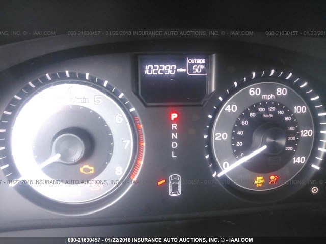 5FNRL5H6XCB036689 - 2012 HONDA ODYSSEY EXL ვერცხლისფერი ფოტო 7