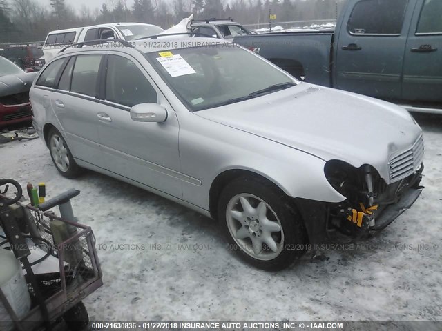 WDBRH81J14F518867 - 2004 MERCEDES-BENZ C 240 SPORTWAGON 4MATIC SILVER photo 1