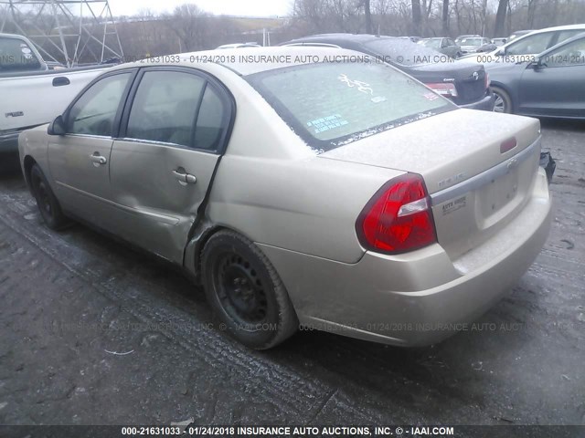 1G1ZS58N68F108333 - 2008 CHEVROLET MALIBU LS GOLD photo 3