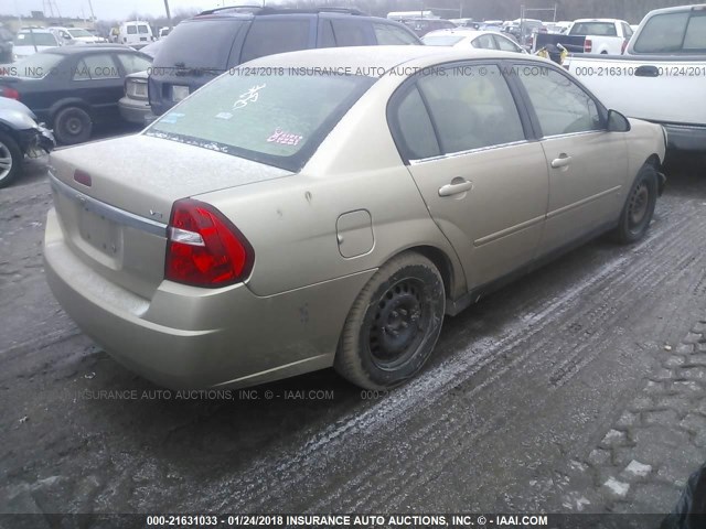 1G1ZS58N68F108333 - 2008 CHEVROLET MALIBU LS GOLD photo 4