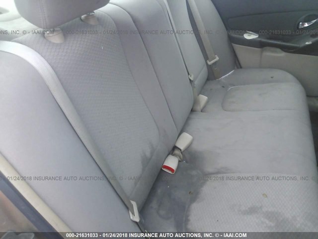 1G1ZS58N68F108333 - 2008 CHEVROLET MALIBU LS GOLD photo 8