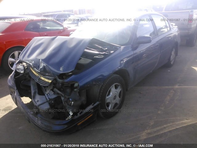 1G1NE52J616181140 - 2001 CHEVROLET MALIBU LS 蓝色 照片 2