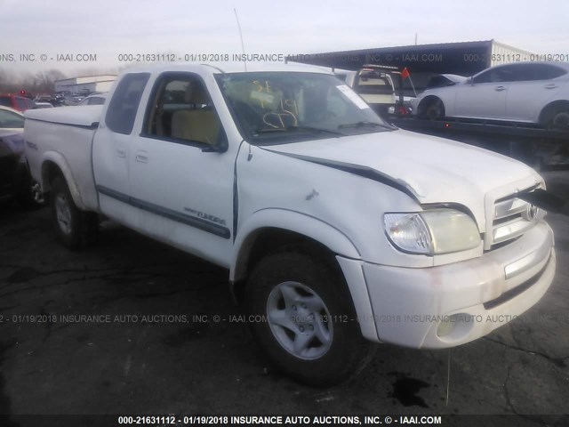 5TBBT441X3S375009 - 2003 TOYOTA TUNDRA ACCESS CAB SR5 WHITE photo 1