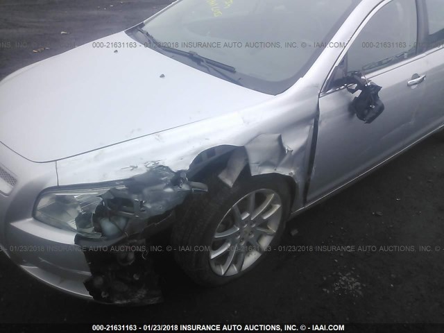 1G1ZE5EB1AF293107 - 2010 CHEVROLET MALIBU LTZ 银色 照片 6