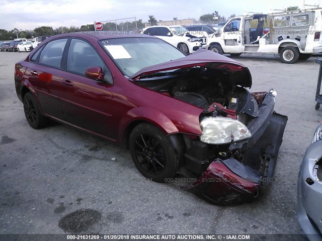 KL5JD56Z68K804577 - 2008 SUZUKI FORENZA CONVENIENCE/POPULAR RED photo 1