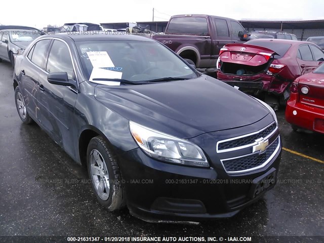 1G11B5SA2DF174889 - 2013 CHEVROLET MALIBU LS BLACK photo 1