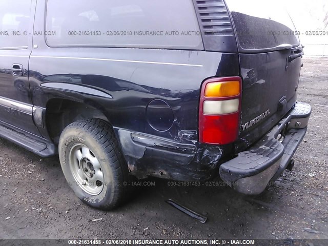 3GKFK16T61G267544 - 2001 GMC YUKON XL K1500 BLACK photo 6