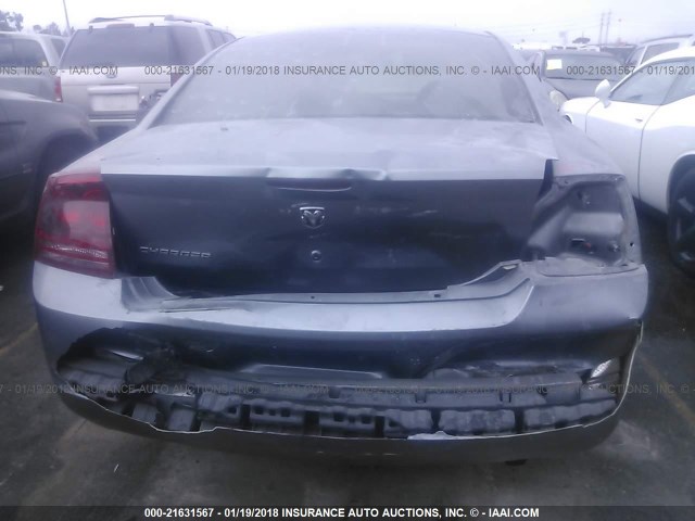 2B3KA43R17H815581 - 2007 DODGE CHARGER SE/SXT Light Blue photo 6