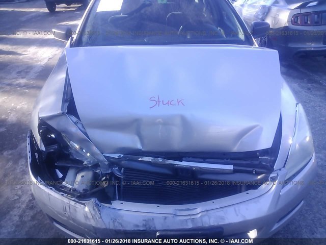 1HGCM56187A176833 - 2007 HONDA ACCORD VALUE SILVER photo 10