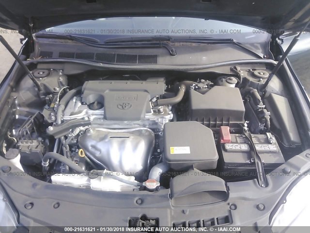 4T1BF1FK1GU167598 - 2016 TOYOTA CAMRY LE/XLE/SE/XSE Bleu photo 10