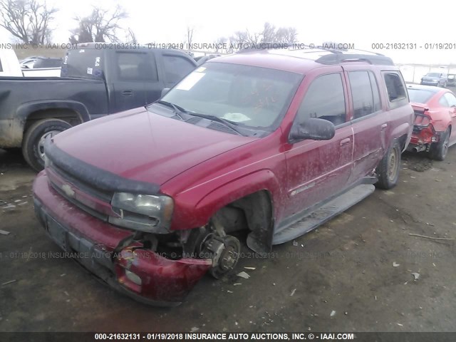 1GNET16SX46235981 - 2004 CHEVROLET TRAILBLAZER EXT LS/EXT LT RED photo 2