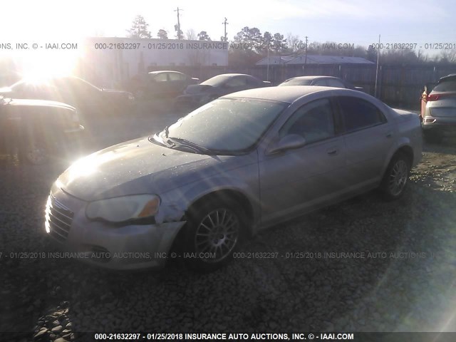 1C3EL46X46N215518 - 2006 CHRYSLER SEBRING GOLD photo 2