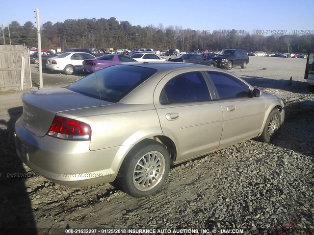 1C3EL46X46N215518 - 2006 CHRYSLER SEBRING GOLD photo 4