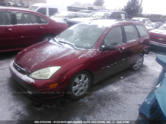 1FAFP36352W333891 - 2002 FORD FOCUS SE/SE COMFORT/ZTW/SE SPRT MAROON photo 2