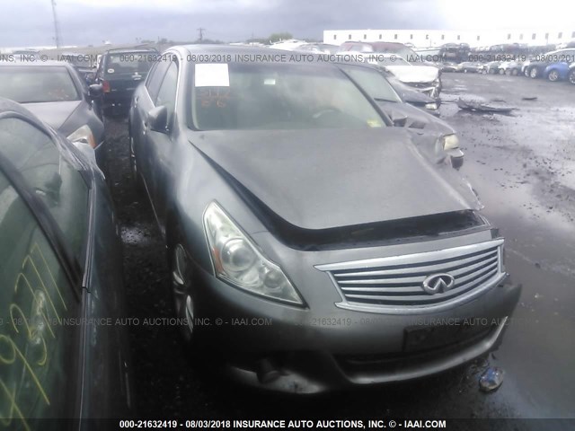 JN1DV6AR8BM650700 - 2011 INFINITI G25 GRAY photo 1