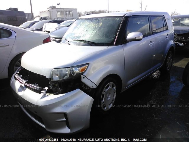 JTLZE4FE3B1135011 - 2011 TOYOTA SCION XB ვერცხლისფერი ფოტო 2