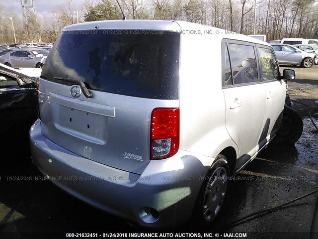 JTLZE4FE3B1135011 - 2011 TOYOTA SCION XB ვერცხლისფერი ფოტო 4