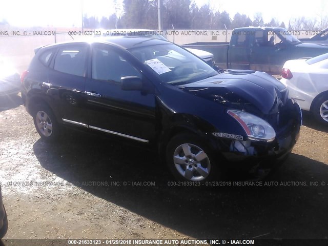 JN8AS5MT2CW609063 - 2012 NISSAN ROGUE S/SV BLACK photo 1