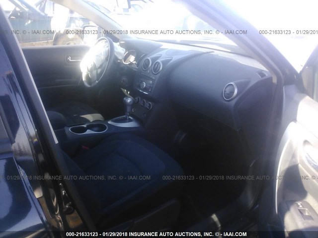 JN8AS5MT2CW609063 - 2012 NISSAN ROGUE S/SV BLACK photo 5