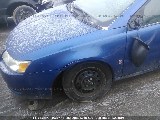 1G8AJ55F26Z122787 - 2006 SATURN ION LEVEL 2 Mavi foto 6