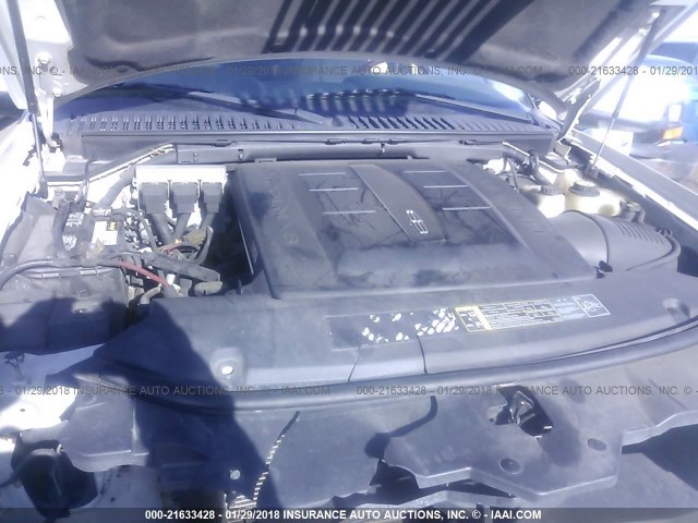 5LMFU28566LJ12067 - 2006 LINCOLN NAVIGATOR WHITE photo 10