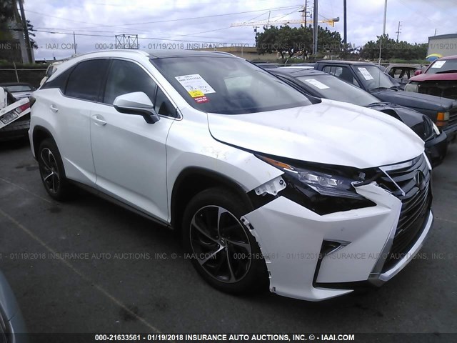 2T2ZZMCA4HC066833 - 2017 LEXUS RX 350/BASE/F SPORT WHITE photo 1