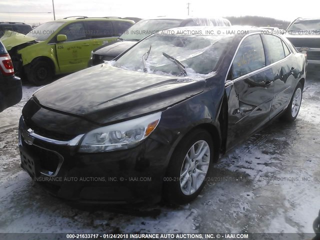1G11C5SL9FF124301 - 2015 CHEVROLET MALIBU 1LT 黑色 照片 2
