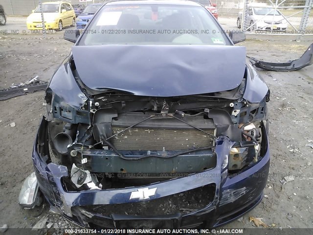 1G1ZB5EB1A4158178 - 2010 CHEVROLET MALIBU LS BLUE photo 6
