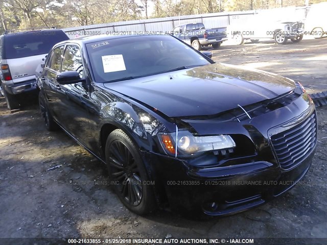 2C3CCABG1DH709935 - 2013 CHRYSLER 300 V6 BLACK photo 1