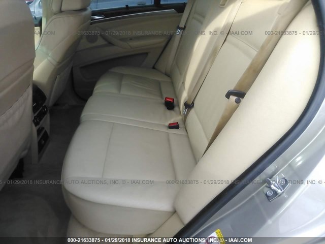 5UXFE83538L166135 - 2008 BMW X5 4.8I GOLD photo 8