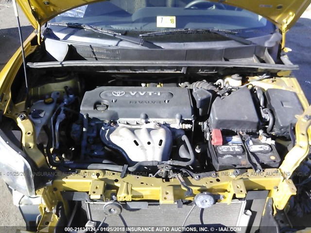JTLKE50E181058454 - 2008 TOYOTA SCION XB GOLD photo 10