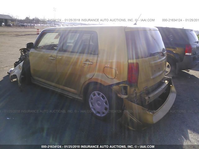 JTLKE50E181058454 - 2008 TOYOTA SCION XB GOLD photo 3