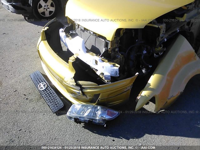 JTLKE50E181058454 - 2008 TOYOTA SCION XB GOLD photo 6