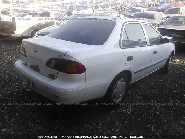 1NXBR12E5WZ083466 - 1998 TOYOTA COROLLA VE/CE/LE WHITE photo 4