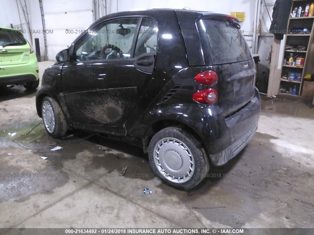 WMEEJ3BA7DK627901 - 2013 SMART FORTWO PURE/PASSION BLACK photo 3