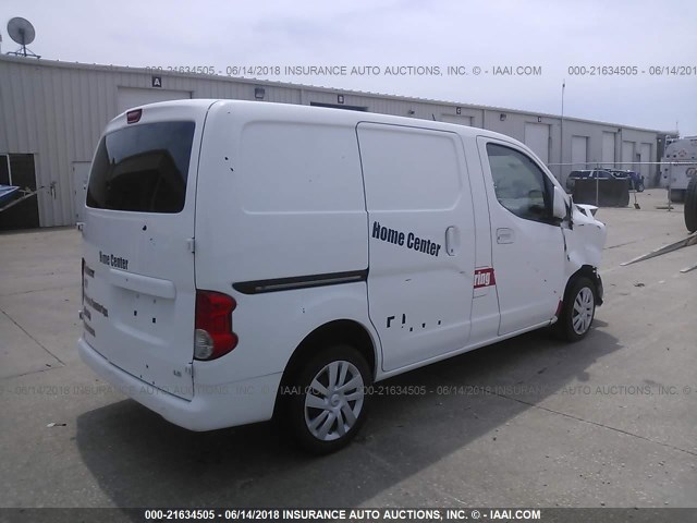 3N63M0YN1FK723873 - 2015 CHEVROLET CITY EXPRESS LS WHITE photo 4