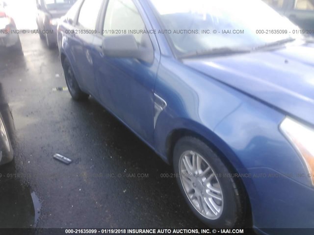 1FAHP35N78W155440 - 2008 FORD FOCUS SE/SEL/SES BLUE photo 6