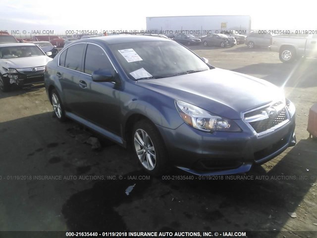 4S3BMBC63D3037413 - 2013 SUBARU LEGACY 2.5I PREMIUM BLUE photo 1