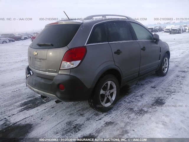 3GNAL2EK9CS556927 - 2012 CHEVROLET CAPTIVA SPORT/LS BROWN photo 4